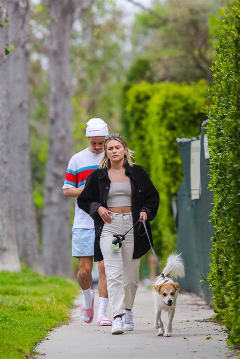 Olivia Holt Walks Her Dog With A Mystery Friend In Los Angeles 02