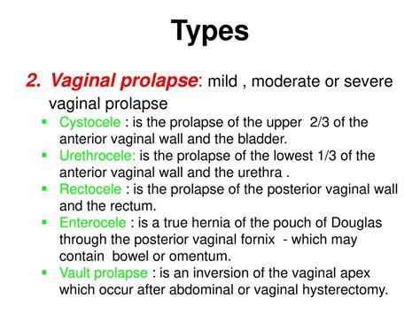 Vault Prolapse After Hysterectomy Treatment Post Hysterectomy Vaginal