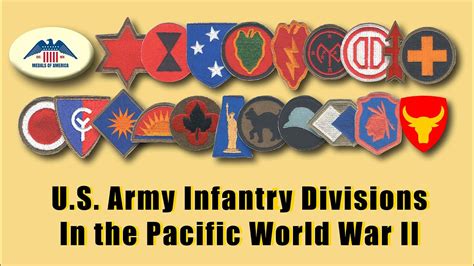 Us Armys 16 Infantry Divisions Insignia And Campaigns In The Pacific