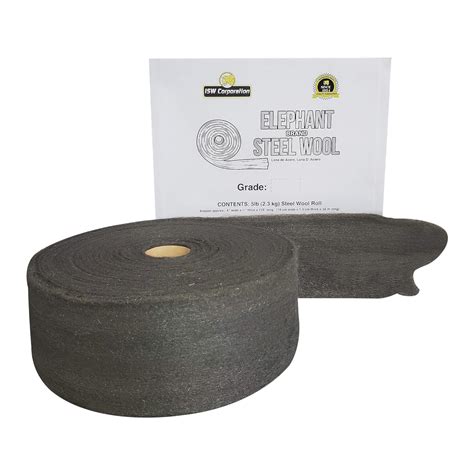 Elephant Brand 000 Extra Fine Steel Wool 5 Lb Roll Amazonca