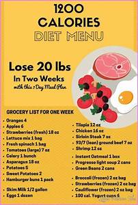 1200 Calorie Meal Plan For Weight Loss In A Week