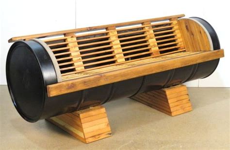 Low budget diy pallet outdoor lounge: 36 creative oil drum furniture ideas for your home interiors