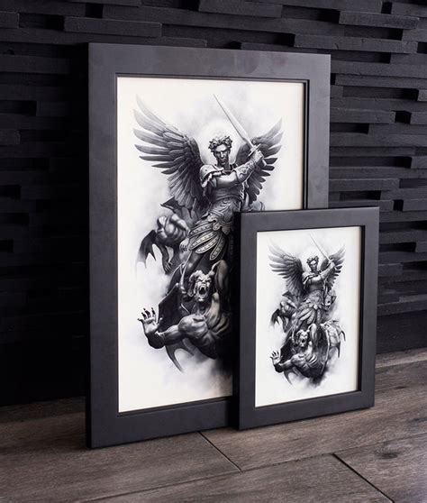 Archangel The Head Collector Art Print
