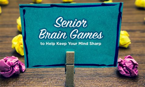 Senior Brain Games To Help Keep Your Mind Sharp Walkin Tub Company