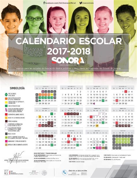 Calendario Escolar Sec Sonora Imagesee