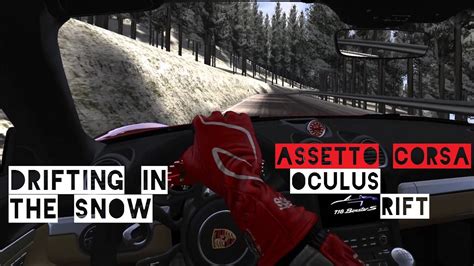 VR Oculus Rift DRIFTING In The SNOW Assetto Corsa Porsche 718