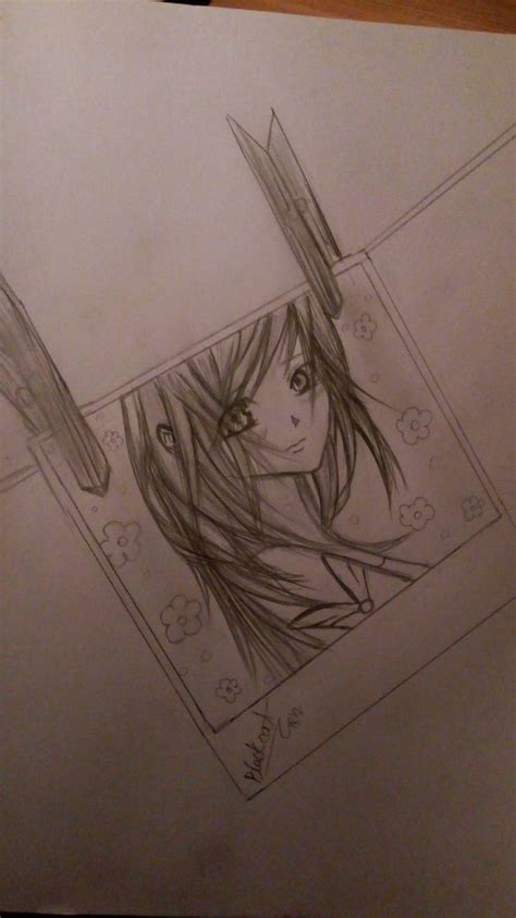 Photo Memory Anime Girl Art By Blackcat1812 On Deviantart