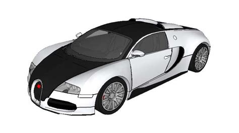 Bugatti Veyron 2008 Modal Autocad File Cadbull