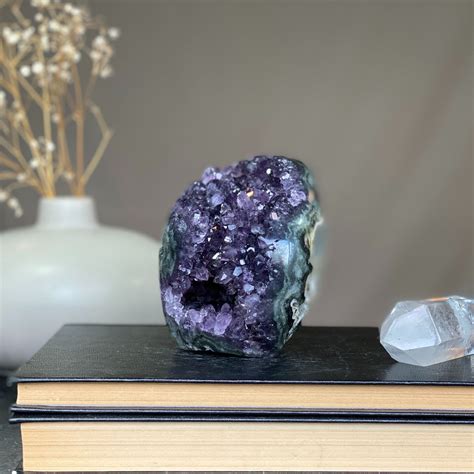 Unique Amethyst Cluster With Agate And Jasper Formations Etsy In 2023