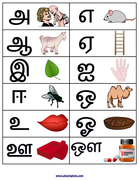 2 Letter Words In Tamil Letter Hjw