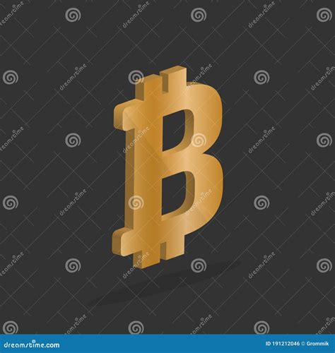Letter B, a Symbol of Bitcoin, the Digital Currency Symbol 3D
