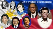 List of presidents of the Philippines - YouTube