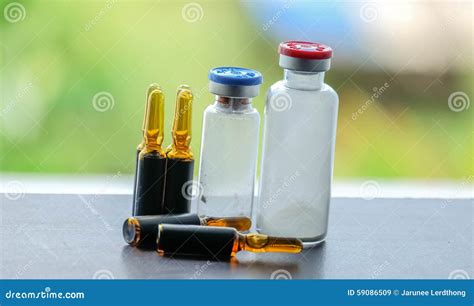 Medicine And Ampule And Injection Stock Image Image Of Needle Health