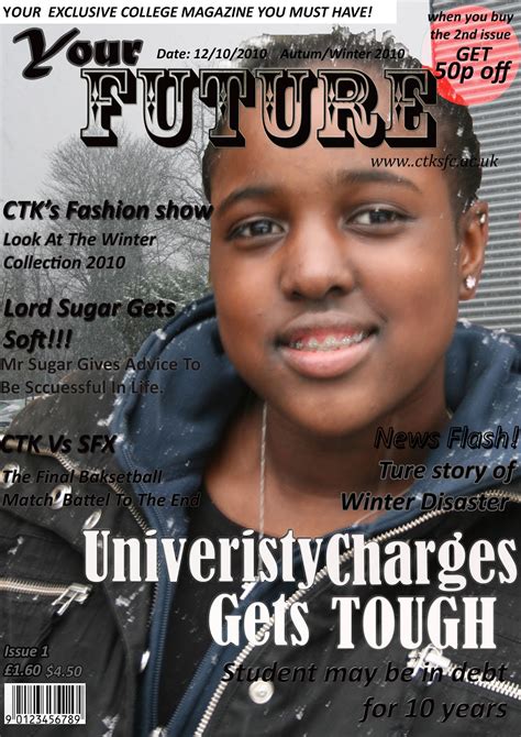 Media Front Cover Of College Magazine