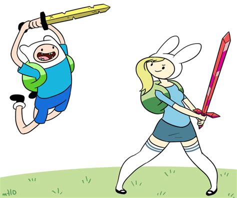 Finn Fiting Fionna Adventure Time With Finn And Jake Photo 30653490