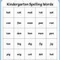 Spelling Worksheets For Kindergarten