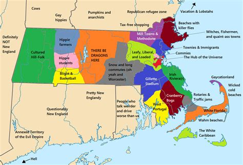 Map Of Greater Boston And Suburbs