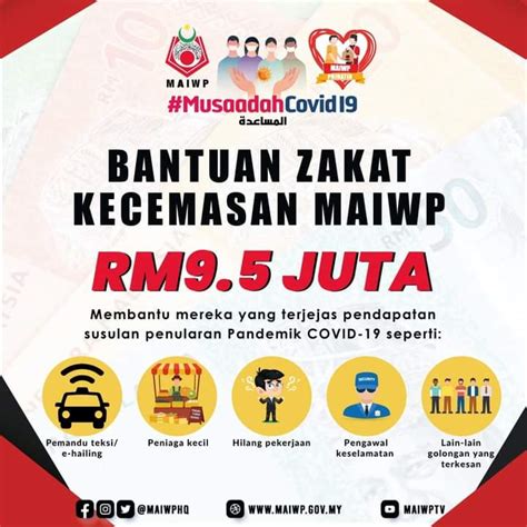 Kini cara mudah untuk anda beramal. RM500 Bantuan Zakat Kecemasan MAIWP Melalui Musaadah Covid ...