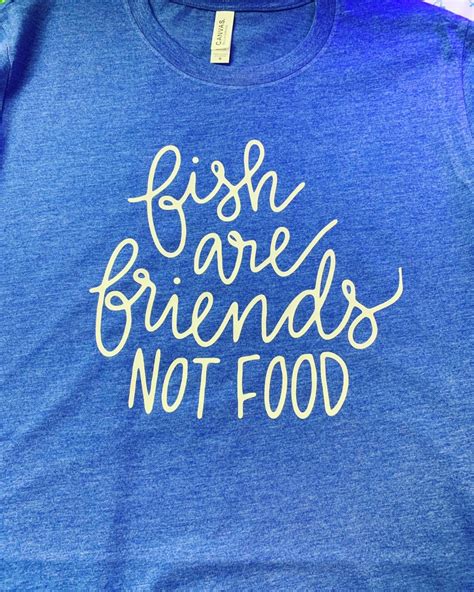 Fish Are Friends Not Food Etsy