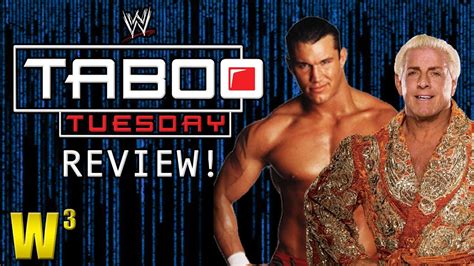 Wwe Taboo Tuesday 2004 Review Wrestling With Wregret Youtube