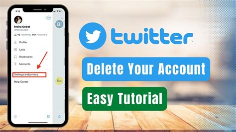 How To Delete Twitter Account Permanently Youtube