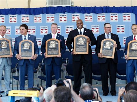 Tears Jokes Highlight National Baseball Hall Of Fame Induction Abc News
