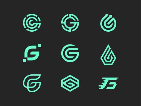 Letter G Monogram Logo By Nawla On Dribbble