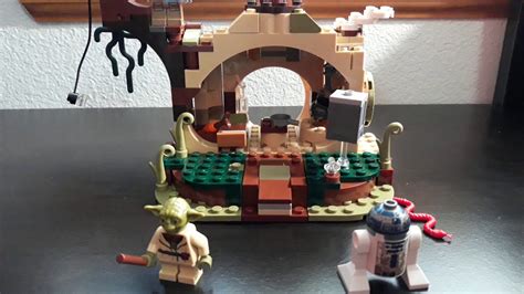 Unboxing And Reviewing Lego Yodas Hut Youtube