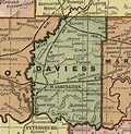 Daviess County, Indiana, 1908 Map, Washington