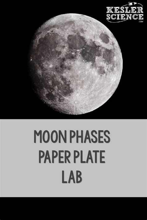 Moon Phases Paper Plate Lab Moon Activities Moon Phases Sixth Grade