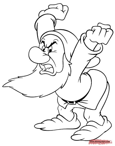 We have collected 38+ seven dwarfs coloring page images of various designs for you to color. #coloring #dwarf #grumpy #pages #2020 | Snow white disney ...