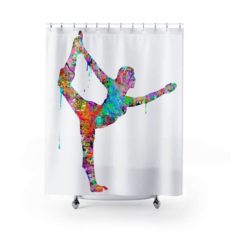 Yoga Shower Curtains Etsy