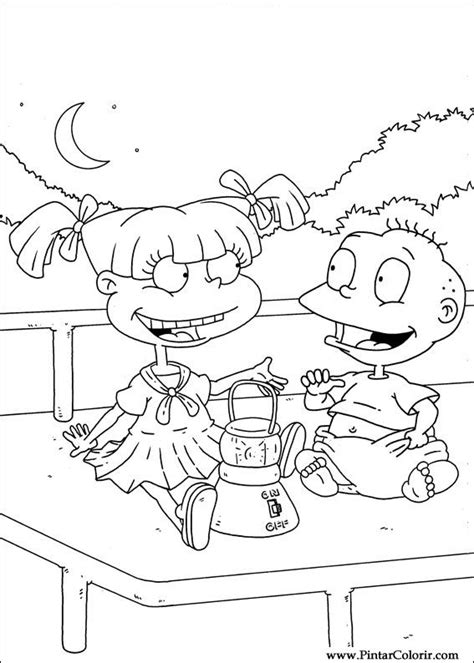 Desenhos Para Pintar E Colorir Rugrats Imprimir Desenho