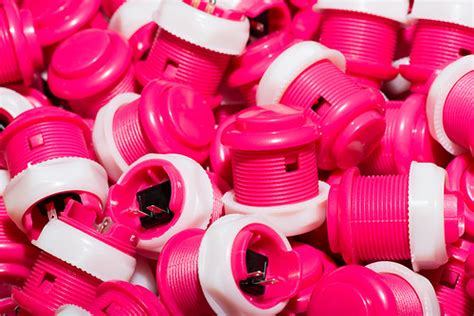 Push Button 33mm Pink Products9177 Flickr