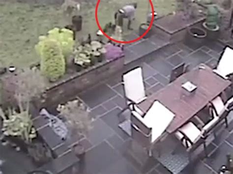 Cctv Footage Captures Killer Lurking In Yard Of Victims Home Before