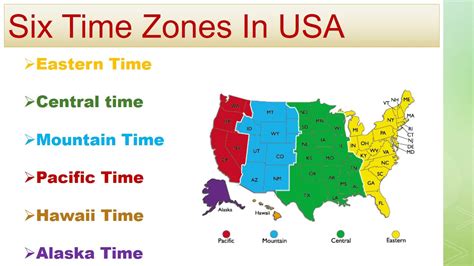 6 Time Zones In Usa Different Time Zones In America Timezoneusa