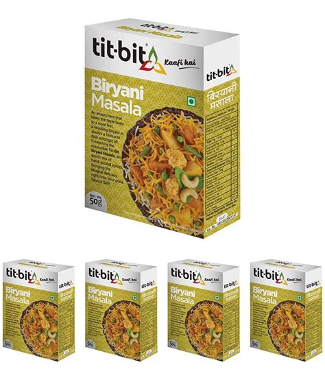 Tit Bit Biryani Masala Gm Pack Of Buy Tit Bit Biryani Masala