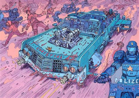 The Future Is Now Cyberpunk Illustrations Of A Dystopian Future
