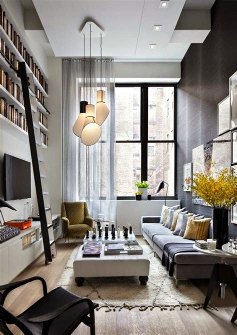 20 Stylish And Functional Solutions For Decorating Narrow Living Room