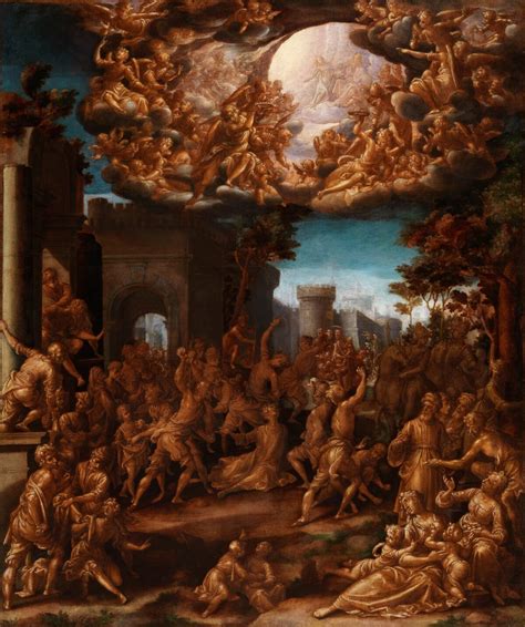 ‘the Stoning Of Saint Stephen By Renaissance Painter Aurelio Lomi