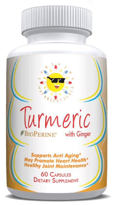 Turmeric With Bioperine Benefits Sunshine Nutraceuticals