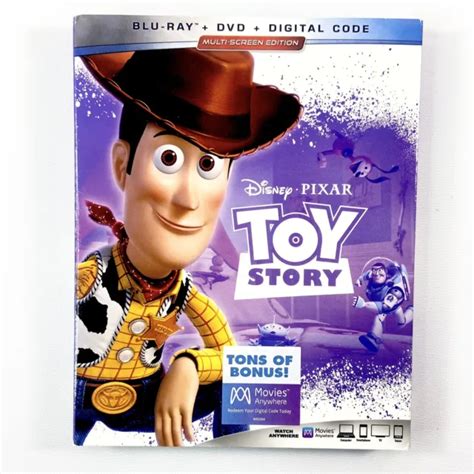 Toy Story Blu Ray Dvd Digital Wsleeve Multi Screen Edition