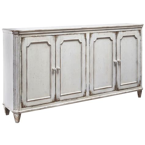 Accent Console In Antique White T505 560 Lifestyle Furniture By