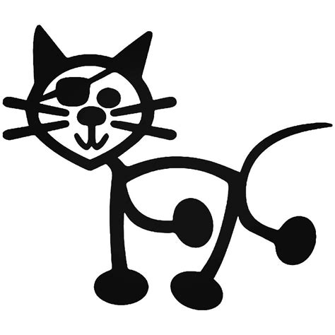 Cat Stick Figure Drawing