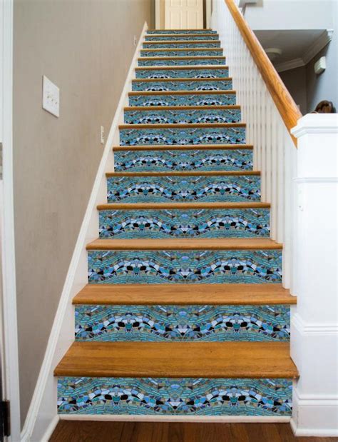 Mosaic Stairs 16 Stairs Mosaic Stairs Mosaic Glass Tile Stairs