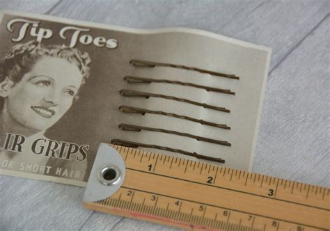 Vintage 1940s Bobby Pins Hair Grips Kirby Grips On Etsy