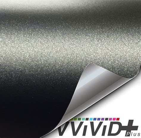 Vvivid Matte Metallic Black Vinyl Wrap 100ft X 5ft Klp Customs