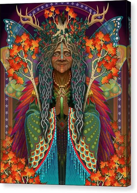 Elder Forest Spirit Canvas Print Canvas Art By Cristina Mcallister In