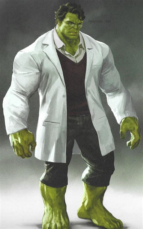 Alternate Designs For Thor And Professor Hulk Unused Official