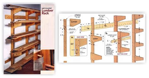 Lumber Storage Rack Plans Free Hermit House Woodworking Modular